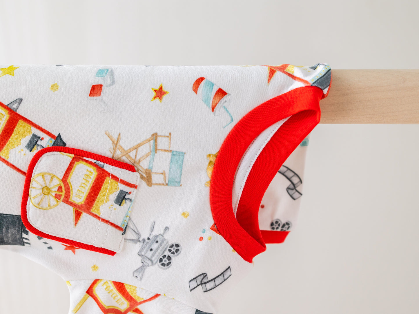 Movie Night Organic Cotton Pajamas-Rogue Magnolia Custom Designs