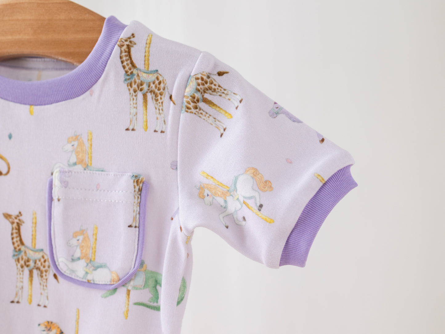 Round & Round We Go Organic Cotton Pajamas-Rogue Magnolia Custom Designs