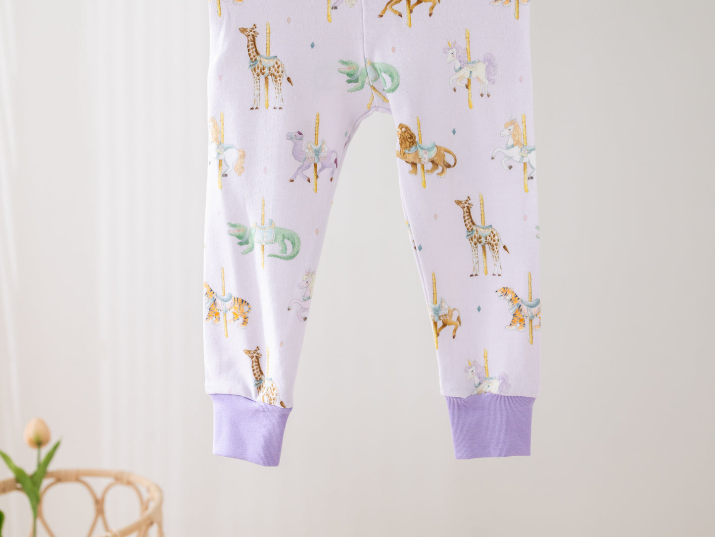 Round & Round We Go Organic Cotton Pajamas-Rogue Magnolia Custom Designs
