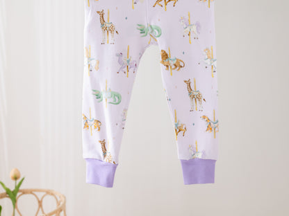 Round & Round We Go Organic Cotton Pajamas-Rogue Magnolia Custom Designs