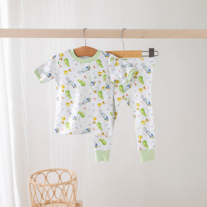 Time to Par-Tee Organic Cotton Golf Pajamas-Rogue Magnolia Custom Designs