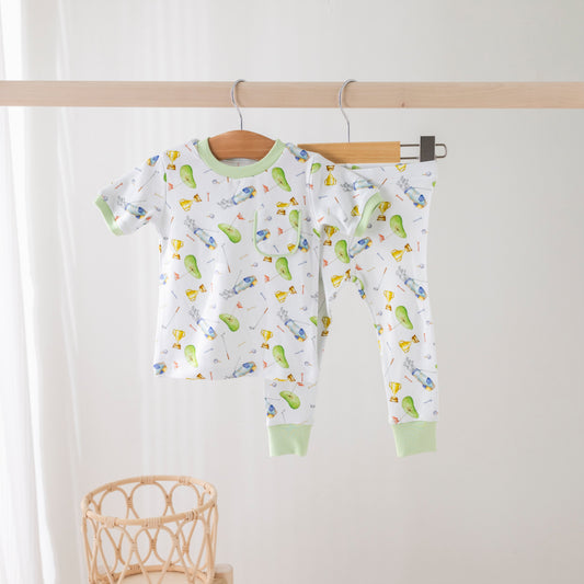 Time to Par-Tee Organic Cotton Golf Pajamas-Rogue Magnolia Custom Designs