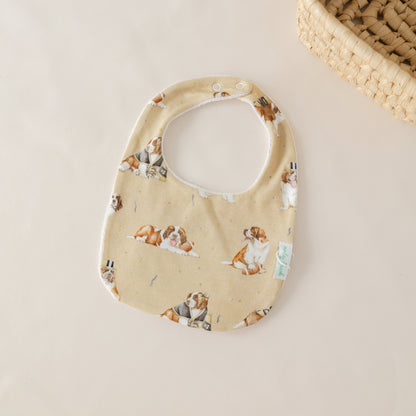 MVP: Louisiana Saints Cotton Bib-Rogue Magnolia Custom Designs