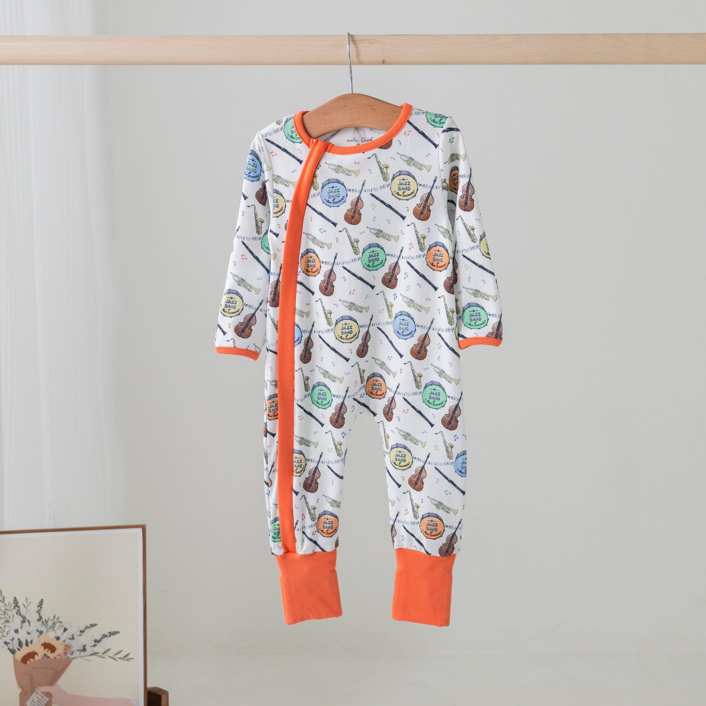 Jazz Festin' Organic Cotton Pajama Set-Rogue Magnolia Custom Designs