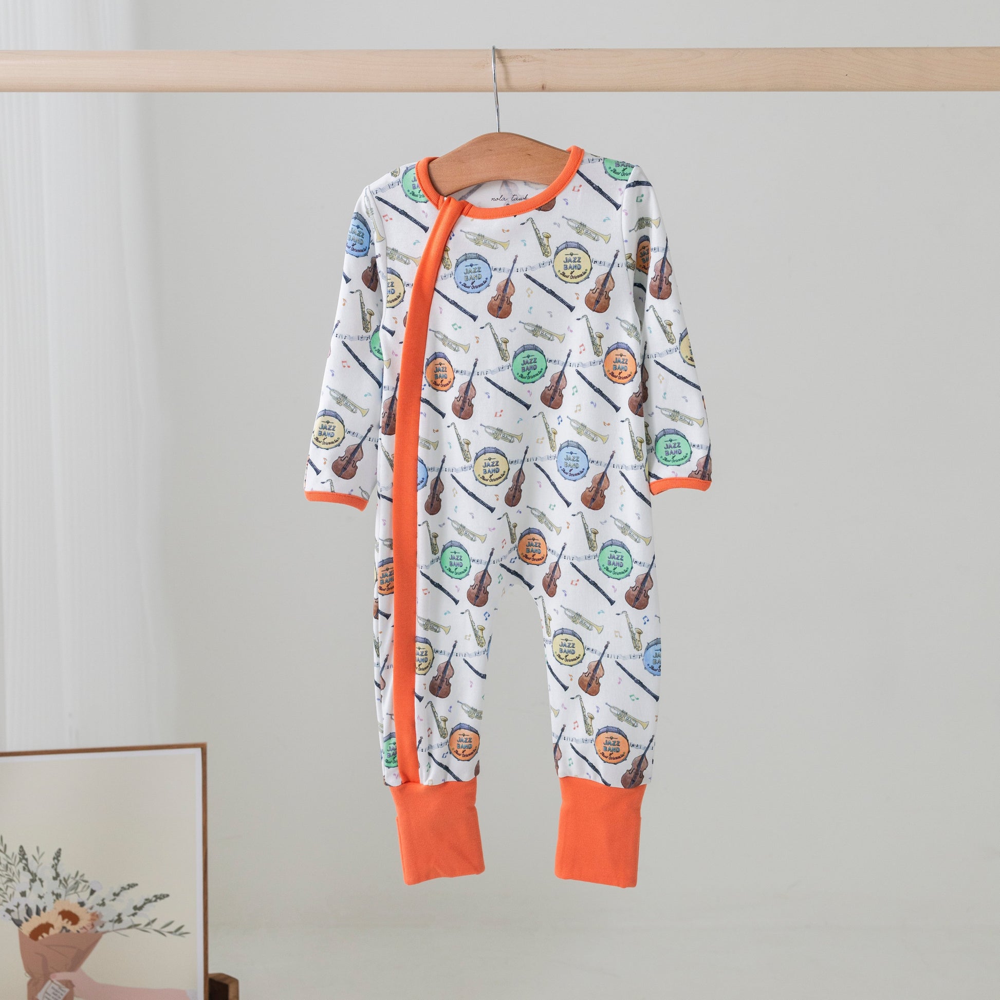 Jazz Festin' Organic Cotton Pajama Set-Rogue Magnolia Custom Designs