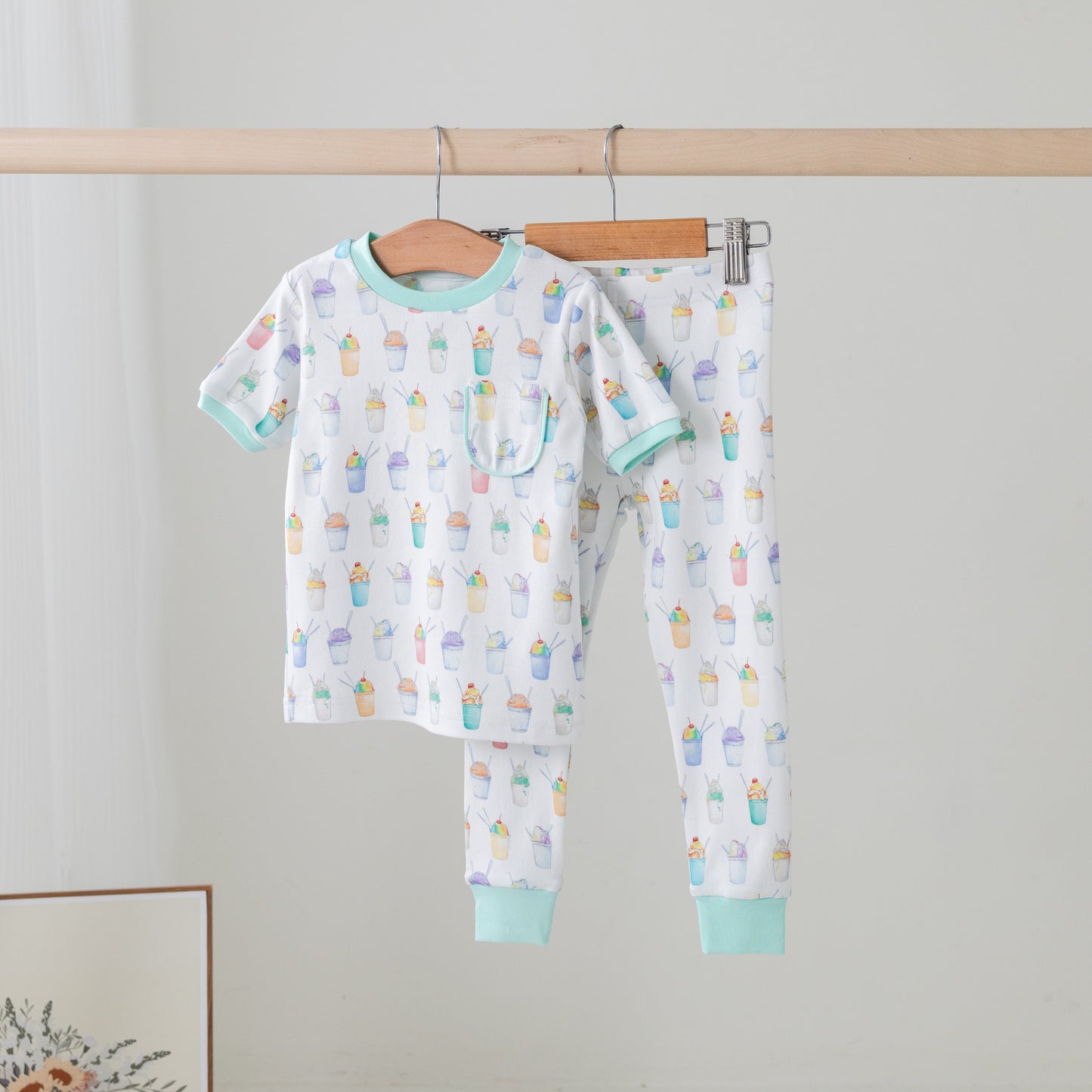 Snoball Organic Cotton Pajama Set-Rogue Magnolia Custom Designs