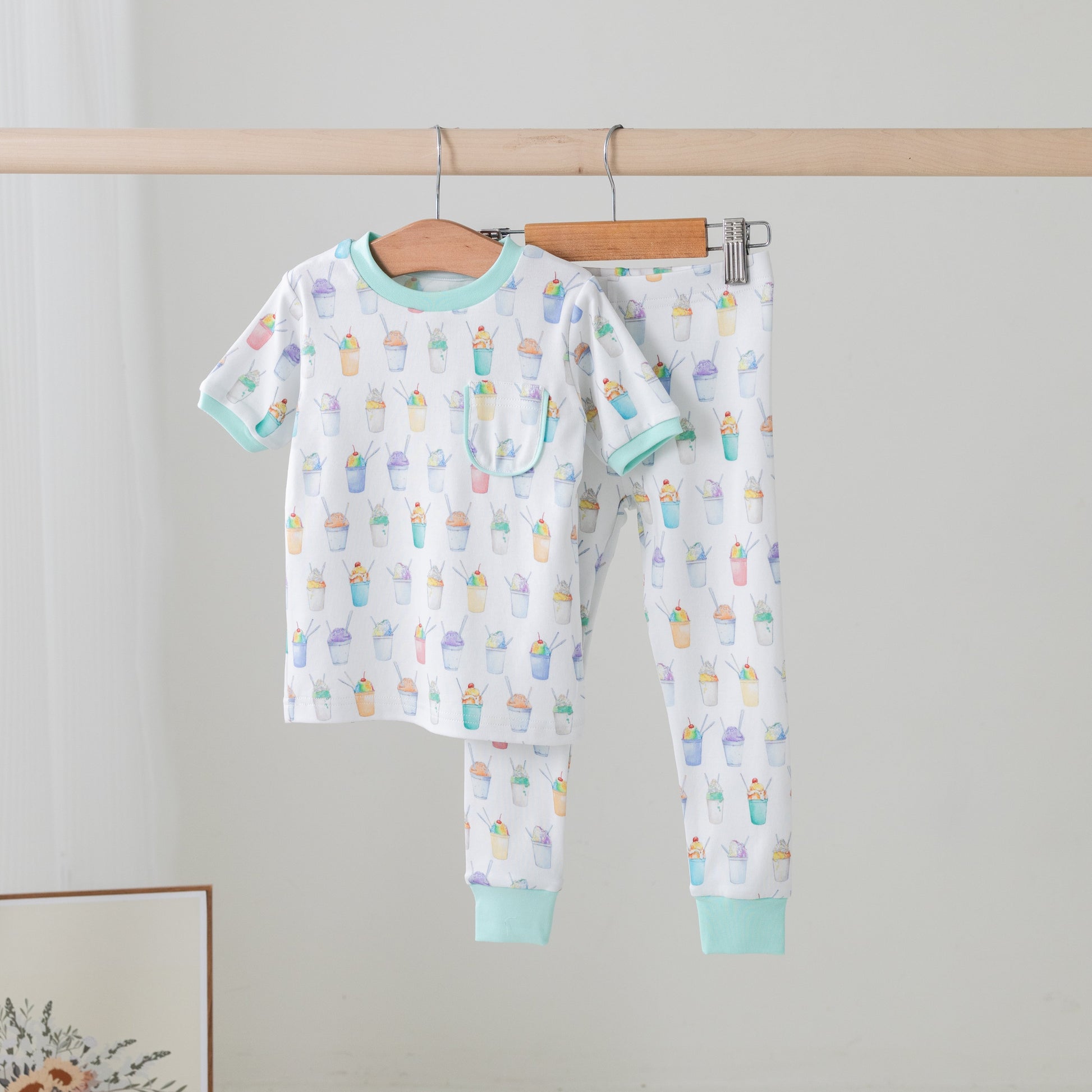 Snoball Organic Cotton Pajama Set-Rogue Magnolia Custom Designs