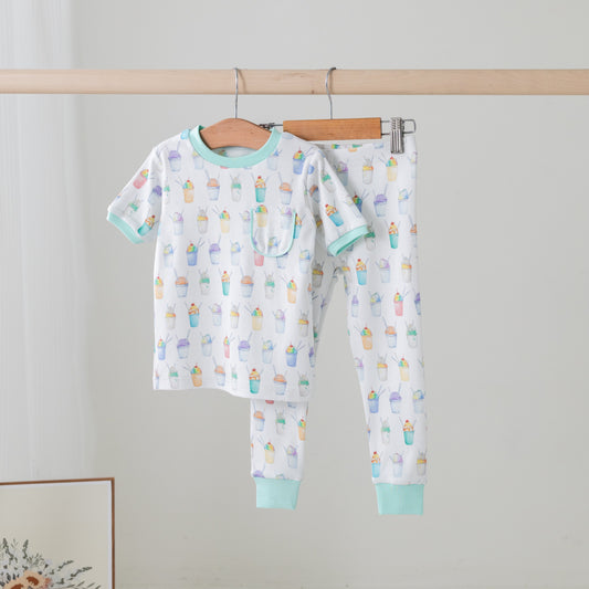 Snoball Organic Cotton Pajama Set-Rogue Magnolia Custom Designs
