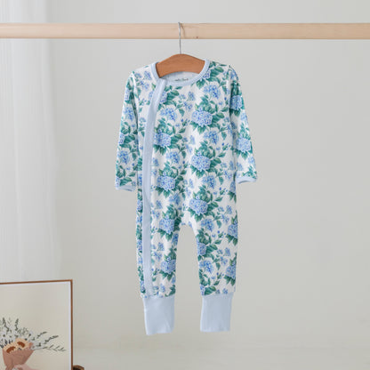 Hydrangea Heaven Organic Cotton Pajama Set-Rogue Magnolia Custom Designs