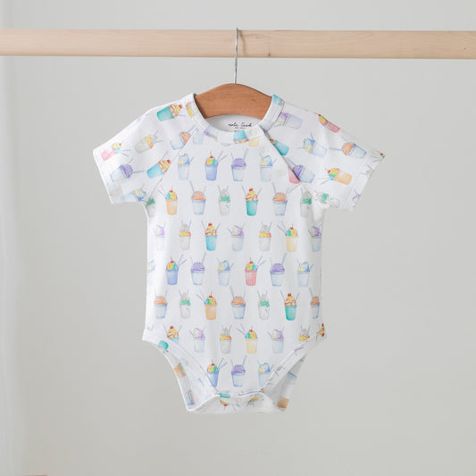 Snoball Organic Cotton Baby Onesie-Rogue Magnolia Custom Designs
