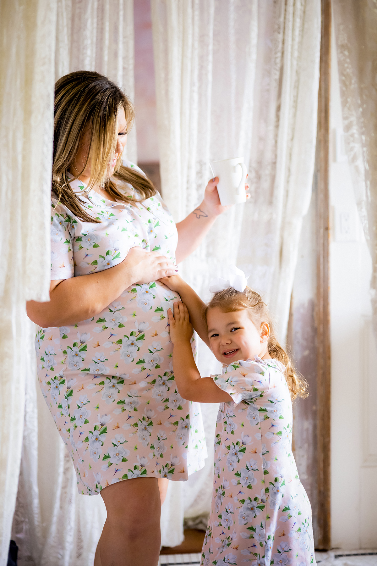 Pink Magnolia Women's Organic Cotton Pajama-Rogue Magnolia Custom Designs