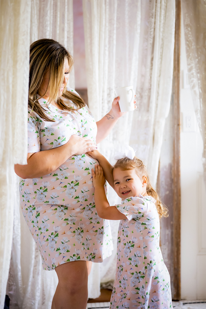Pink Magnolia Women's Organic Cotton Pajama-Rogue Magnolia Custom Designs