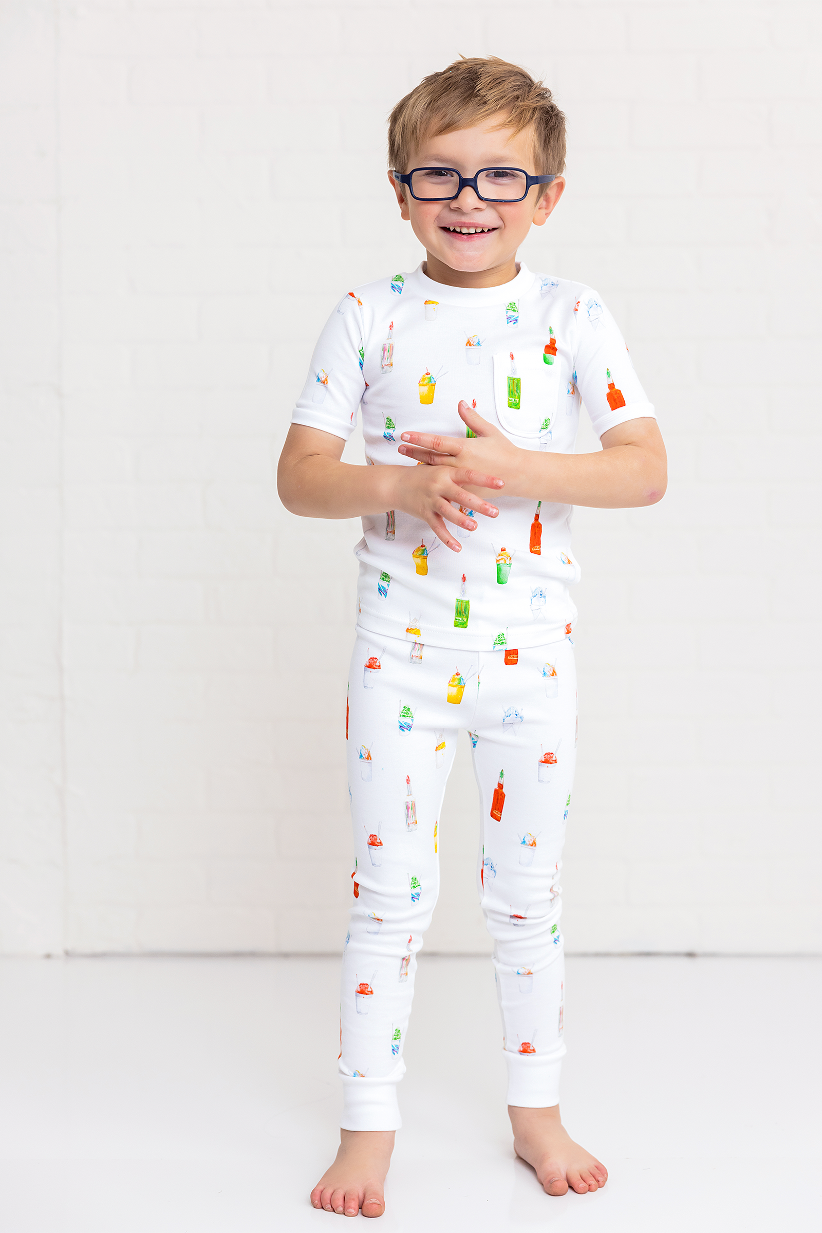 Sugar, Ice, & Everything Nice Organic Cotton Pajama Set-Rogue Magnolia Custom Designs