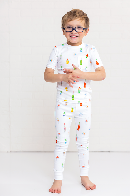 Sugar, Ice, & Everything Nice Organic Cotton Pajama Set-Rogue Magnolia Custom Designs