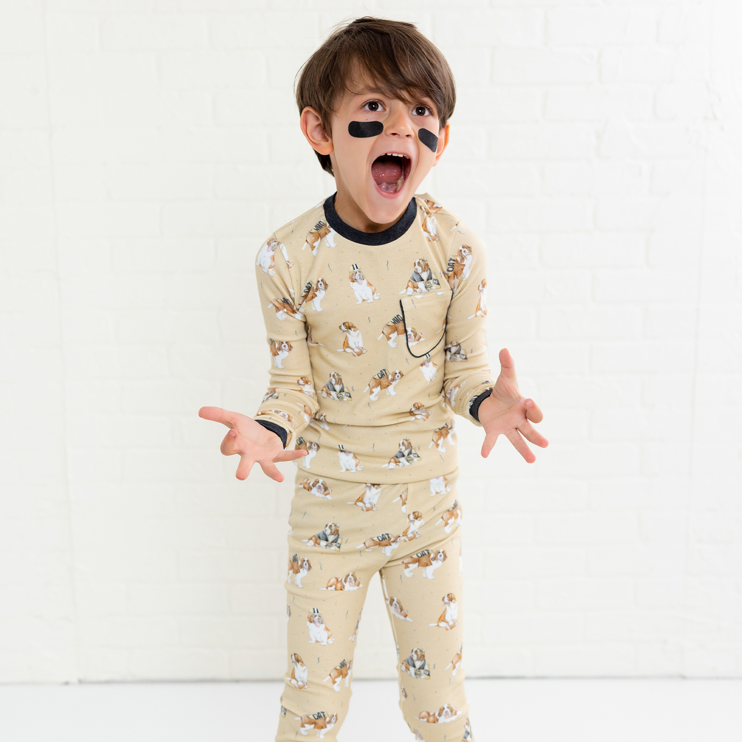 MVP: Louisiana Saints Organic Cotton Pajama Set-Rogue Magnolia Custom Designs