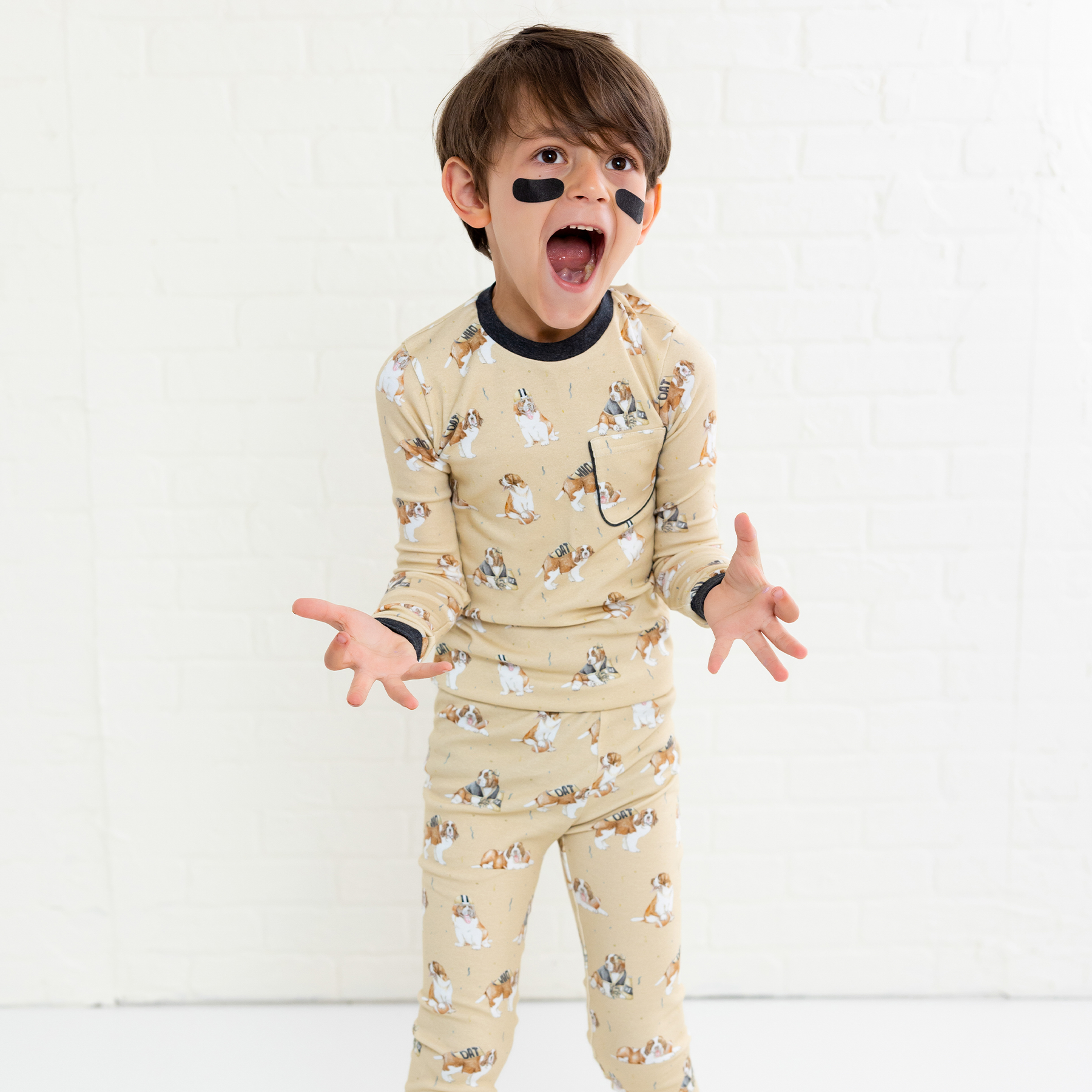 MVP: Louisiana Saints Organic Cotton Pajama Set-Rogue Magnolia Custom Designs
