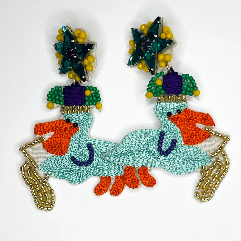 Mardi Gras Pelicans