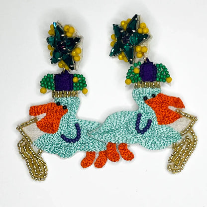 Mardi Gras Pelicans