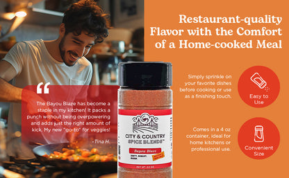 Bayou Blaze Cajun Seasoning-Rogue Magnolia Custom Designs