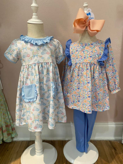 Frankie Floral Ruffle Pants Set