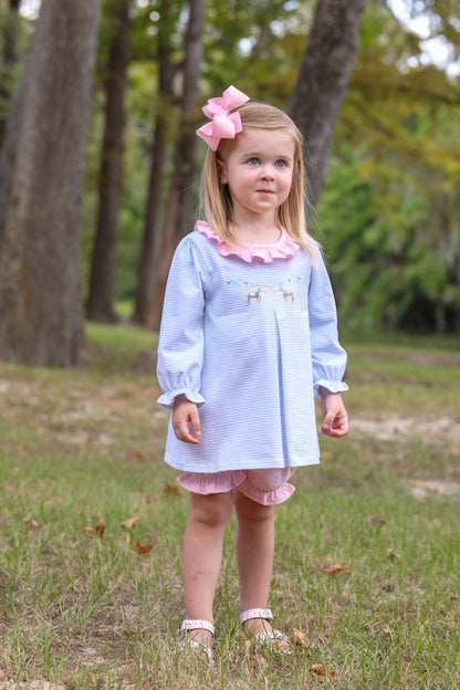Horse Embroidery Bloomer Set
