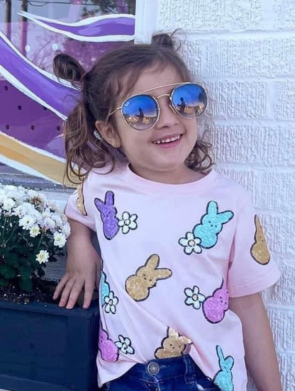 Peeps Sequin Bunny Tee