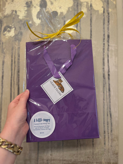 Geaux Tigers Gift Wrap Set
