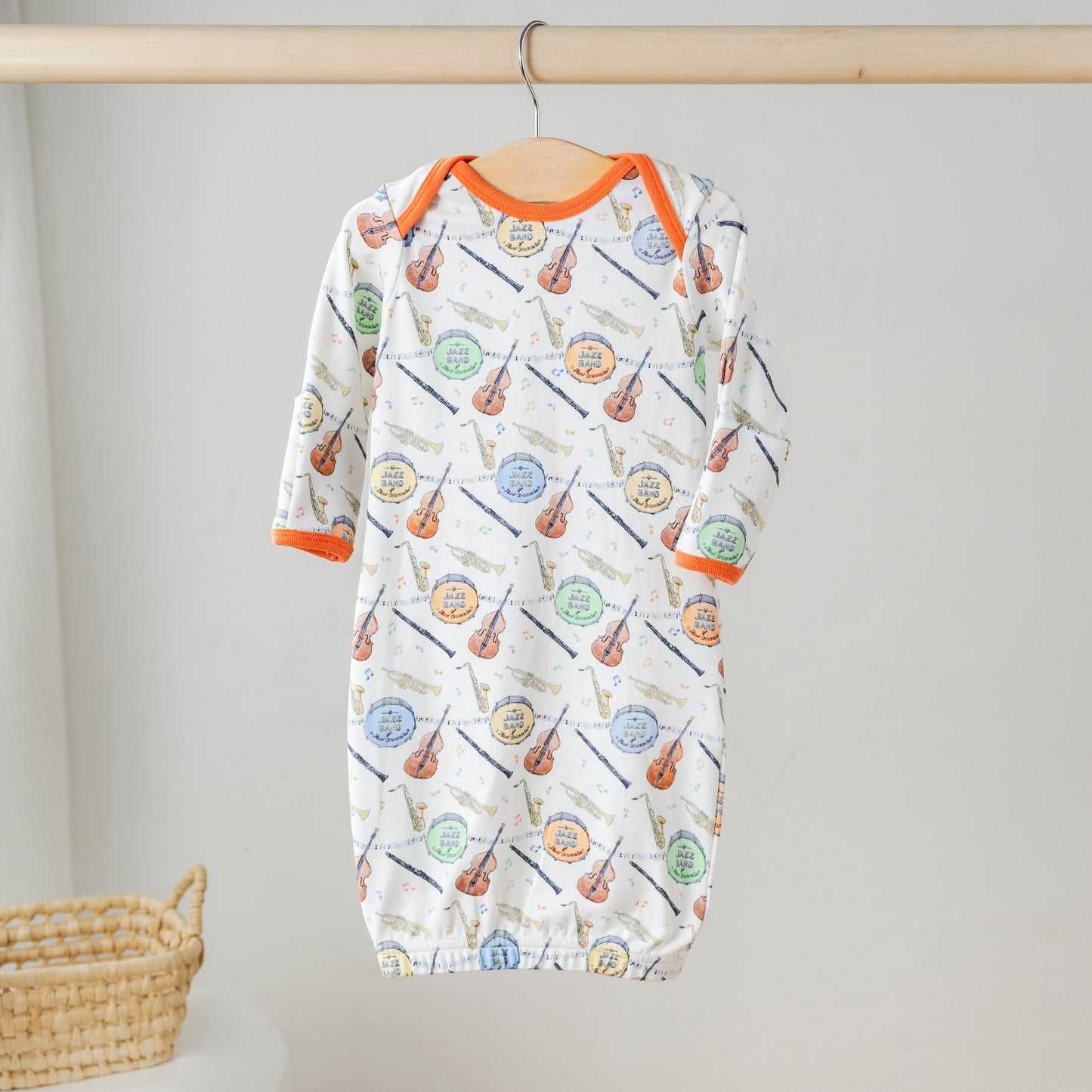 Jazz Festin' Organic Cotton Pajama Set-Rogue Magnolia Custom Designs