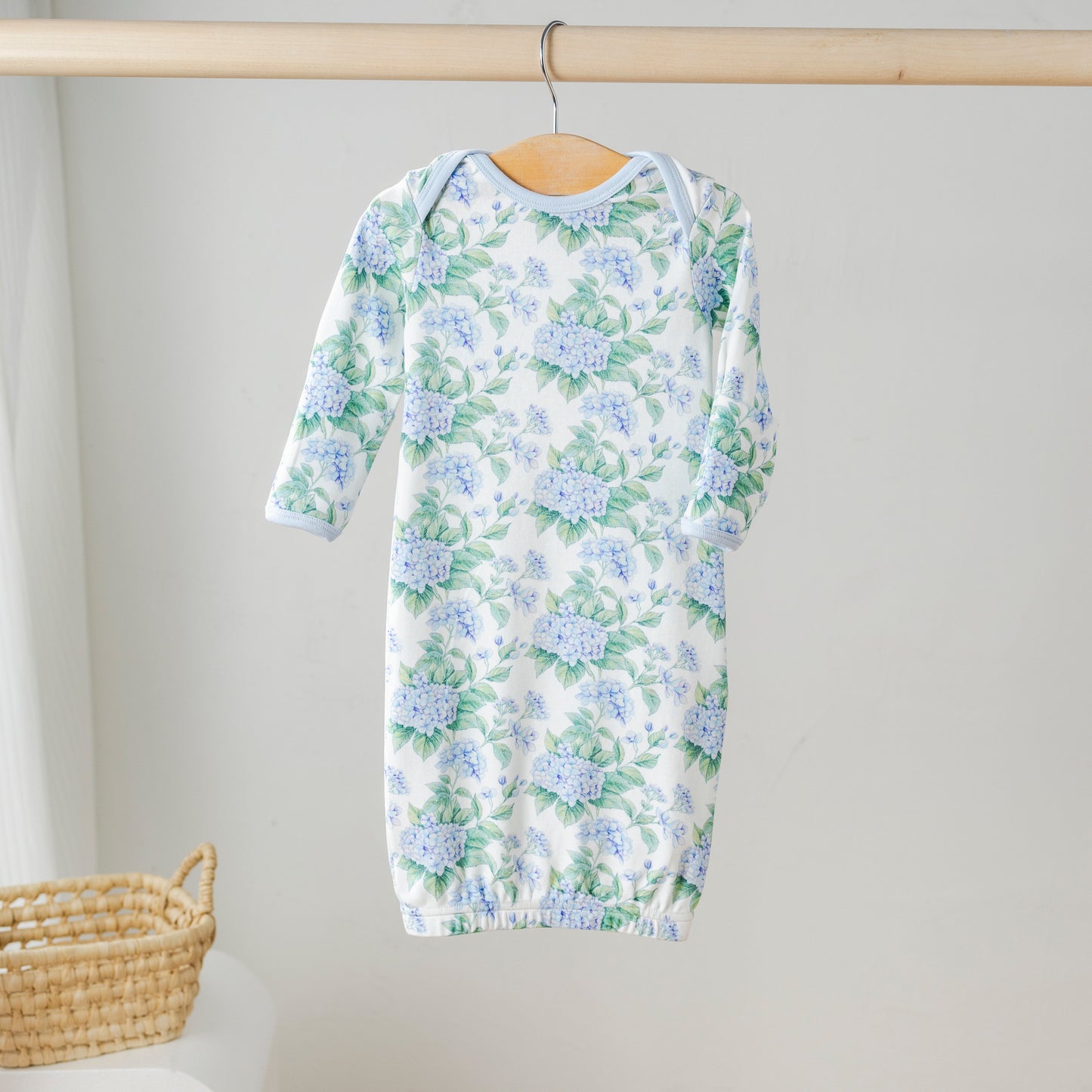 Hydrangea Heaven Organic Cotton Pajama Set-Rogue Magnolia Custom Designs