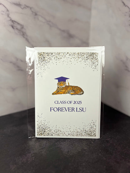 Class of 2025 Tiger Greeting Card