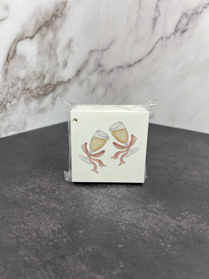 Champagne Folded Hang Tags