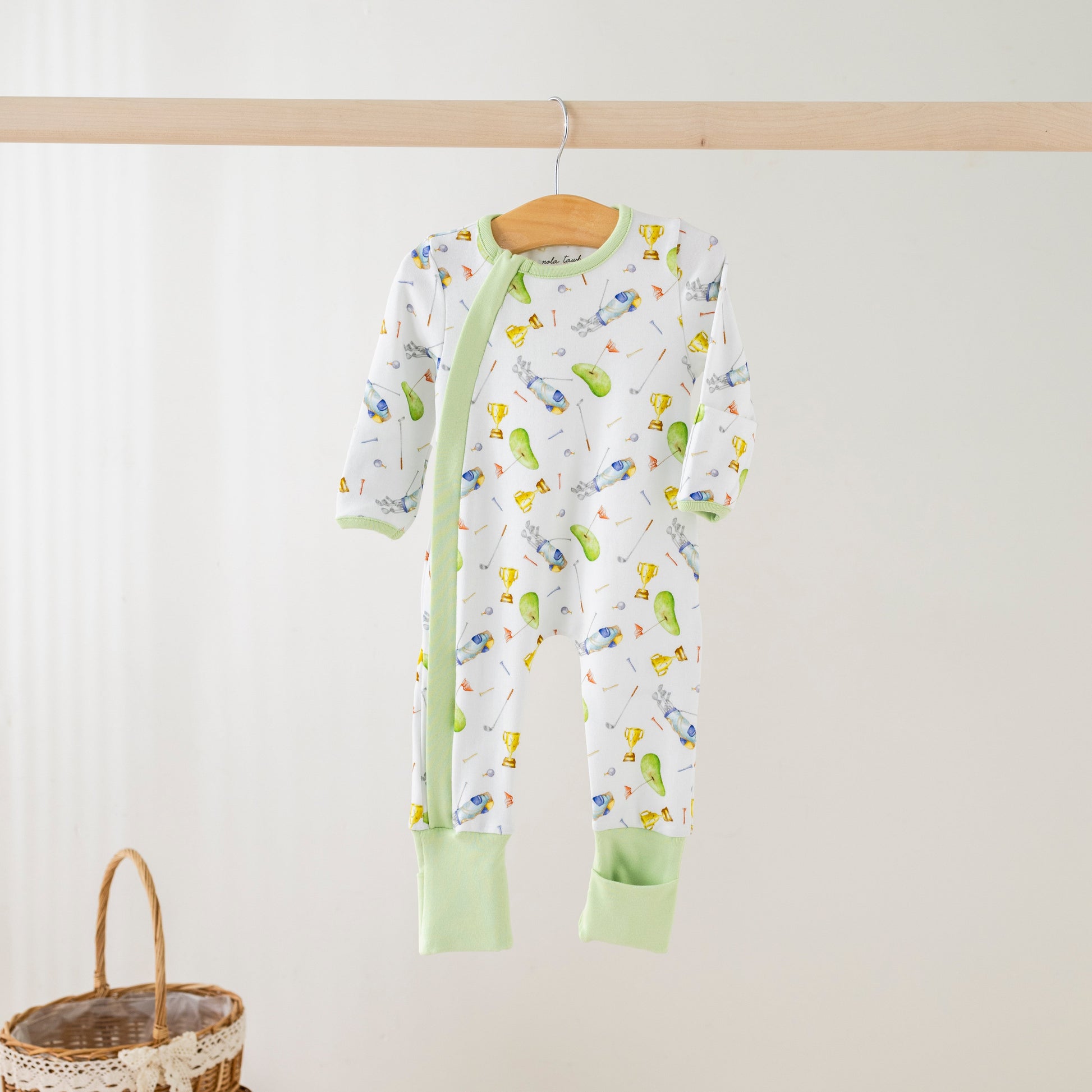 Time to Par-Tee Organic Cotton Golf Pajamas-Rogue Magnolia Custom Designs