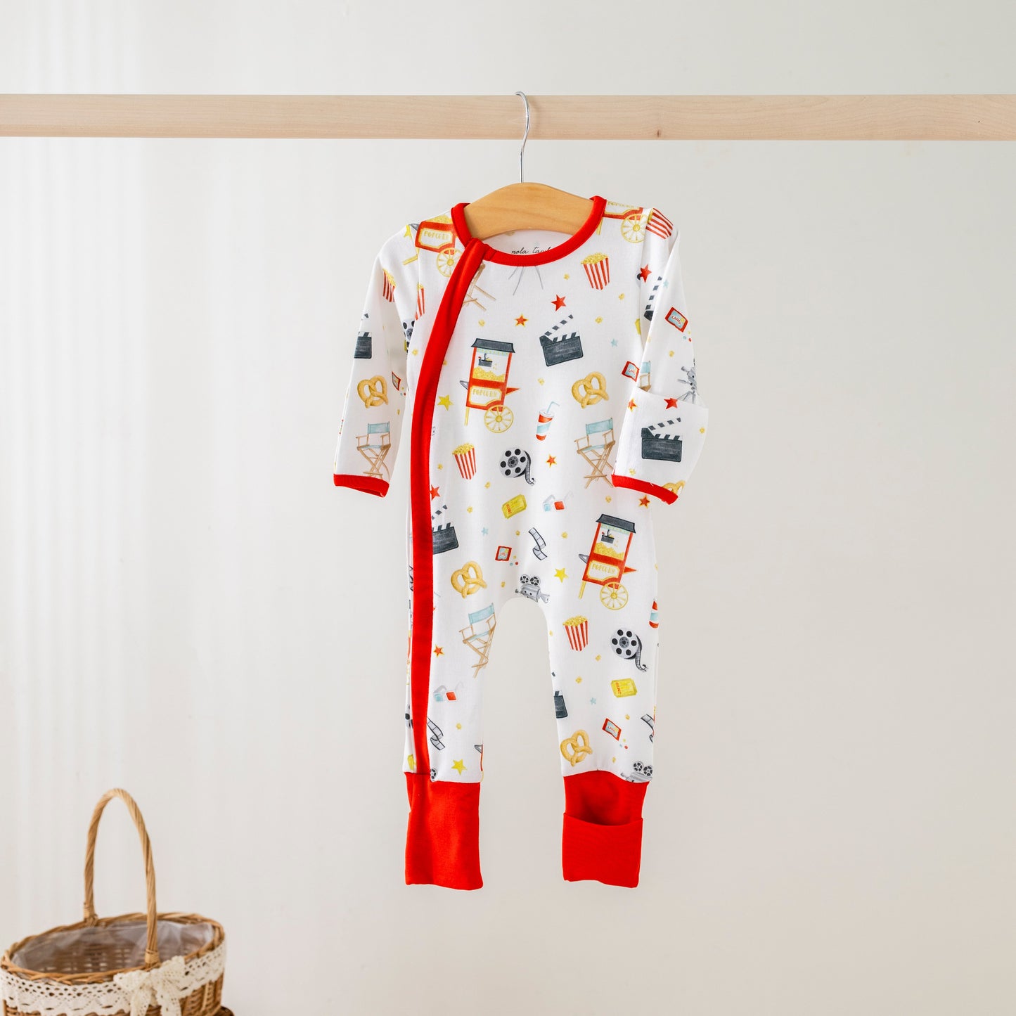 Movie Night Organic Cotton Pajamas-Rogue Magnolia Custom Designs