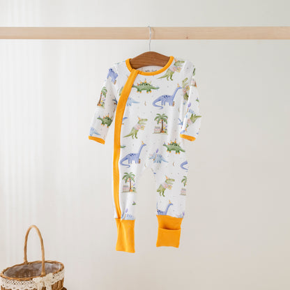 Dino-mite Birthday Organic Cotton Pajamas-Rogue Magnolia Custom Designs