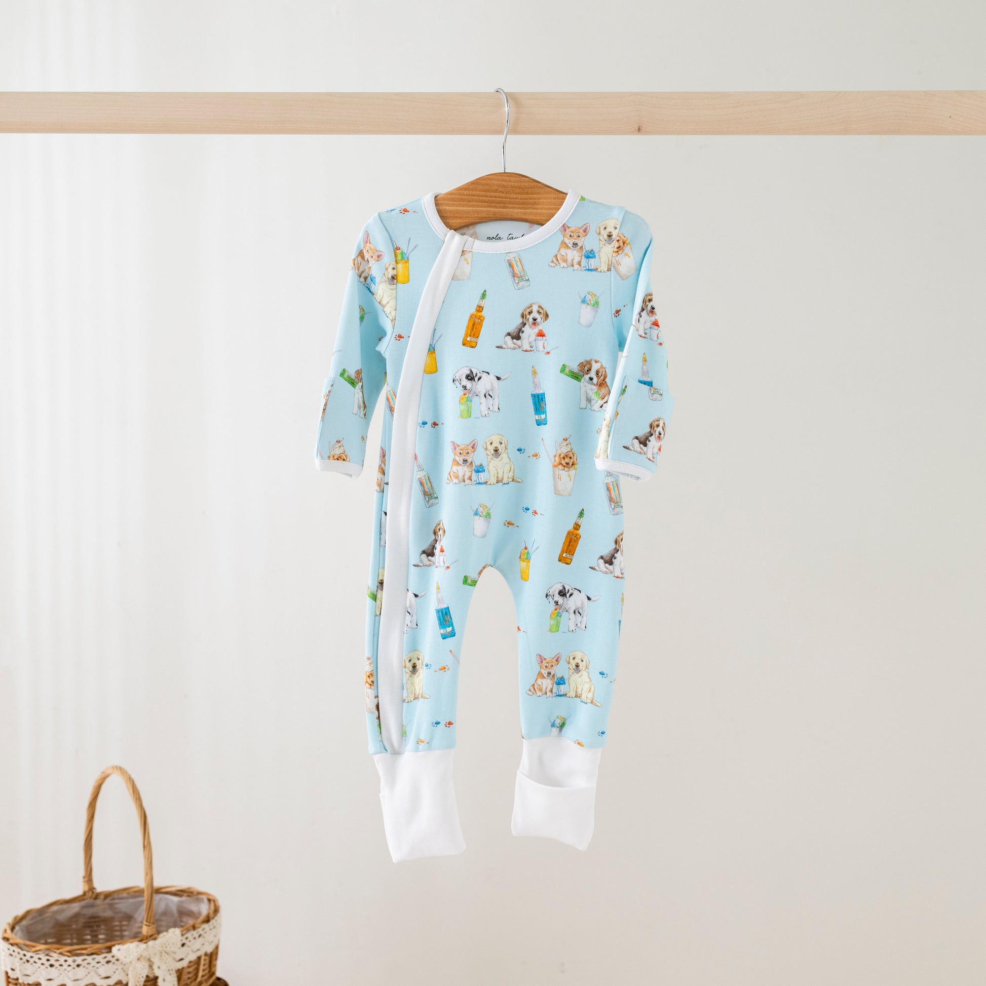 Dog Days of Summer Organic Cotton Pajamas-Rogue Magnolia Custom Designs