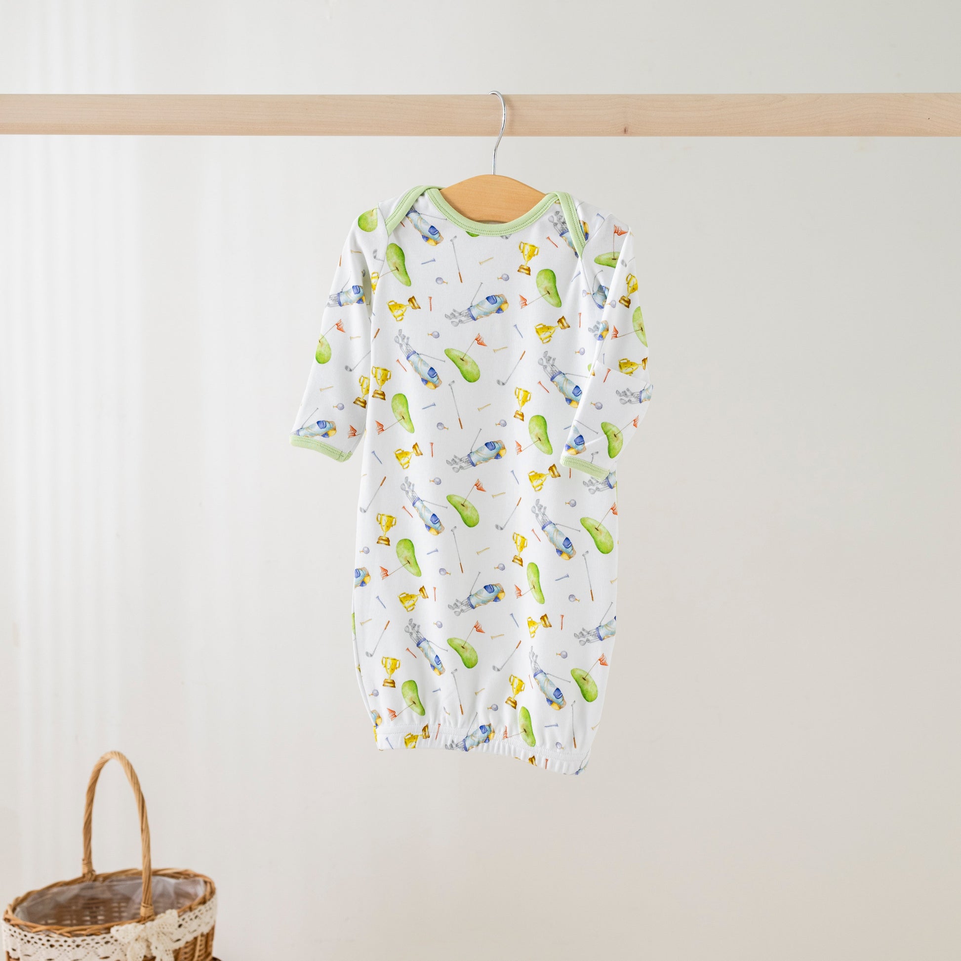 Time to Par-Tee Organic Cotton Golf Pajamas-Rogue Magnolia Custom Designs
