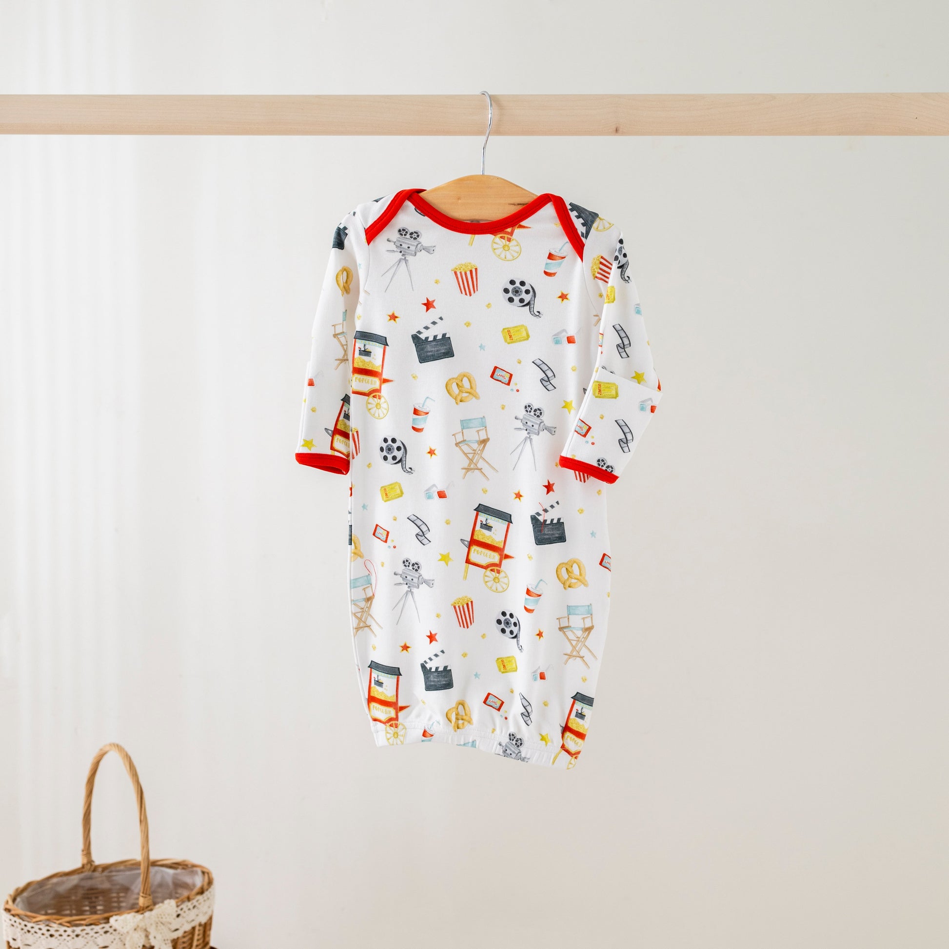 Movie Night Organic Cotton Pajamas-Rogue Magnolia Custom Designs