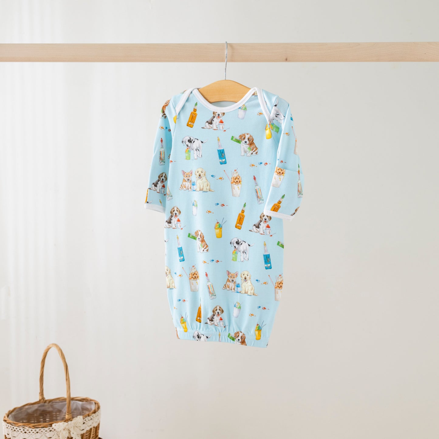 Dog Days of Summer Organic Cotton Pajamas-Rogue Magnolia Custom Designs