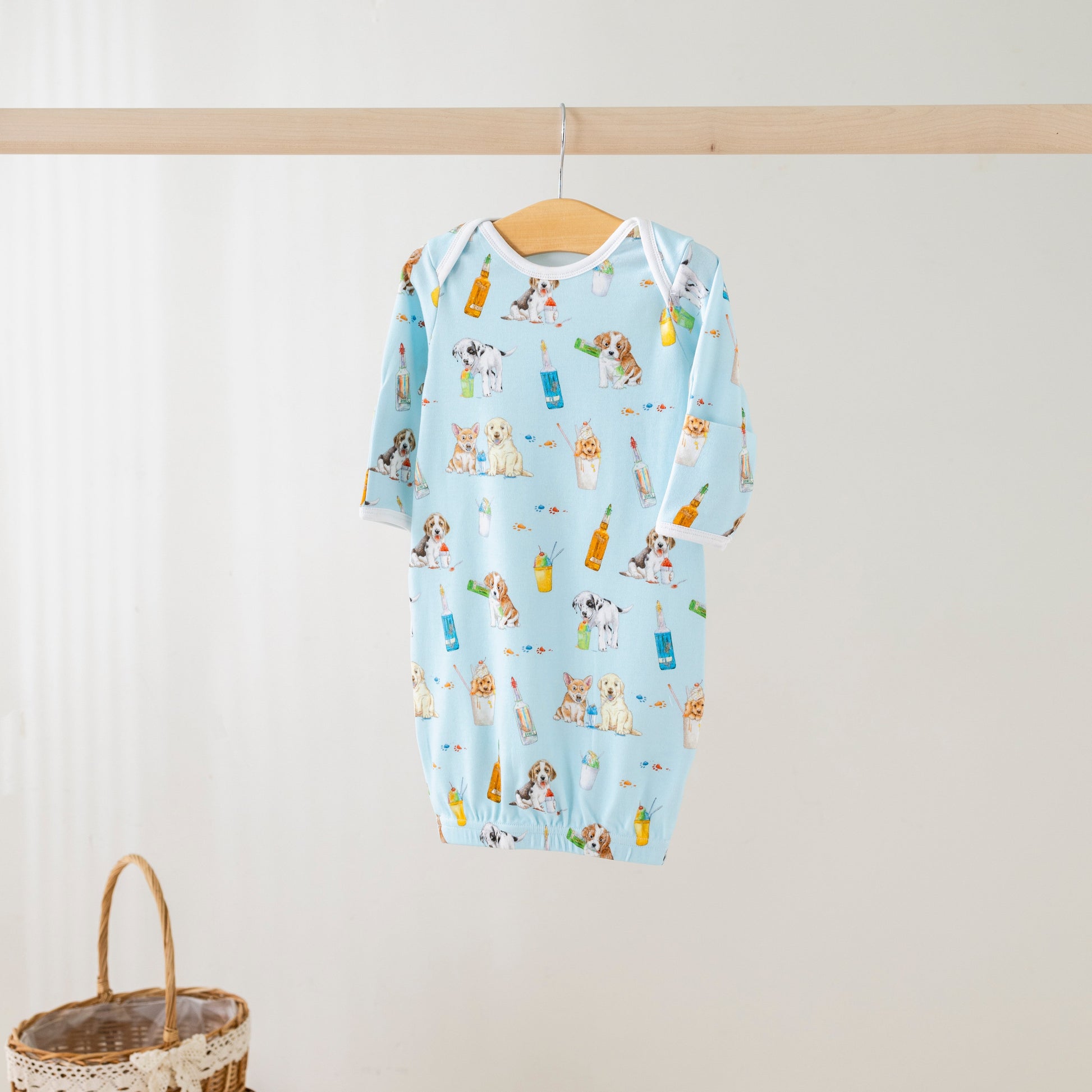 Dog Days of Summer Organic Cotton Pajamas-Rogue Magnolia Custom Designs