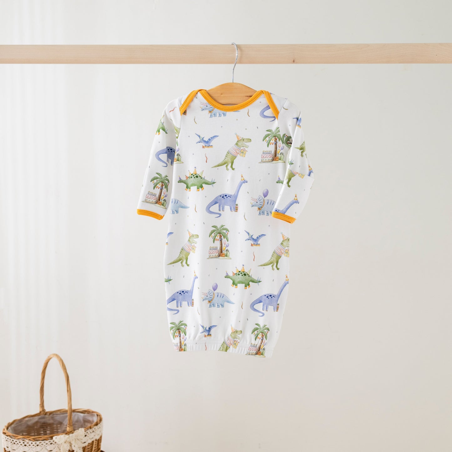 Dino-mite Birthday Organic Cotton Pajamas-Rogue Magnolia Custom Designs