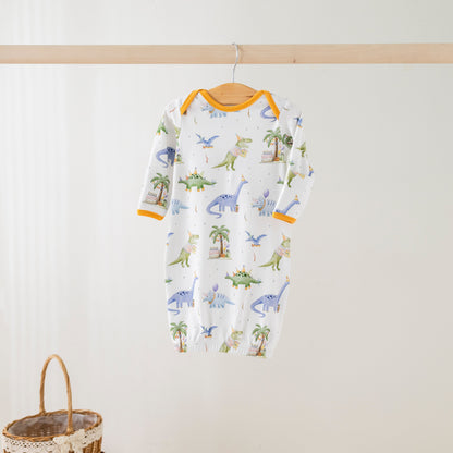 Dino-mite Birthday Organic Cotton Pajamas-Rogue Magnolia Custom Designs
