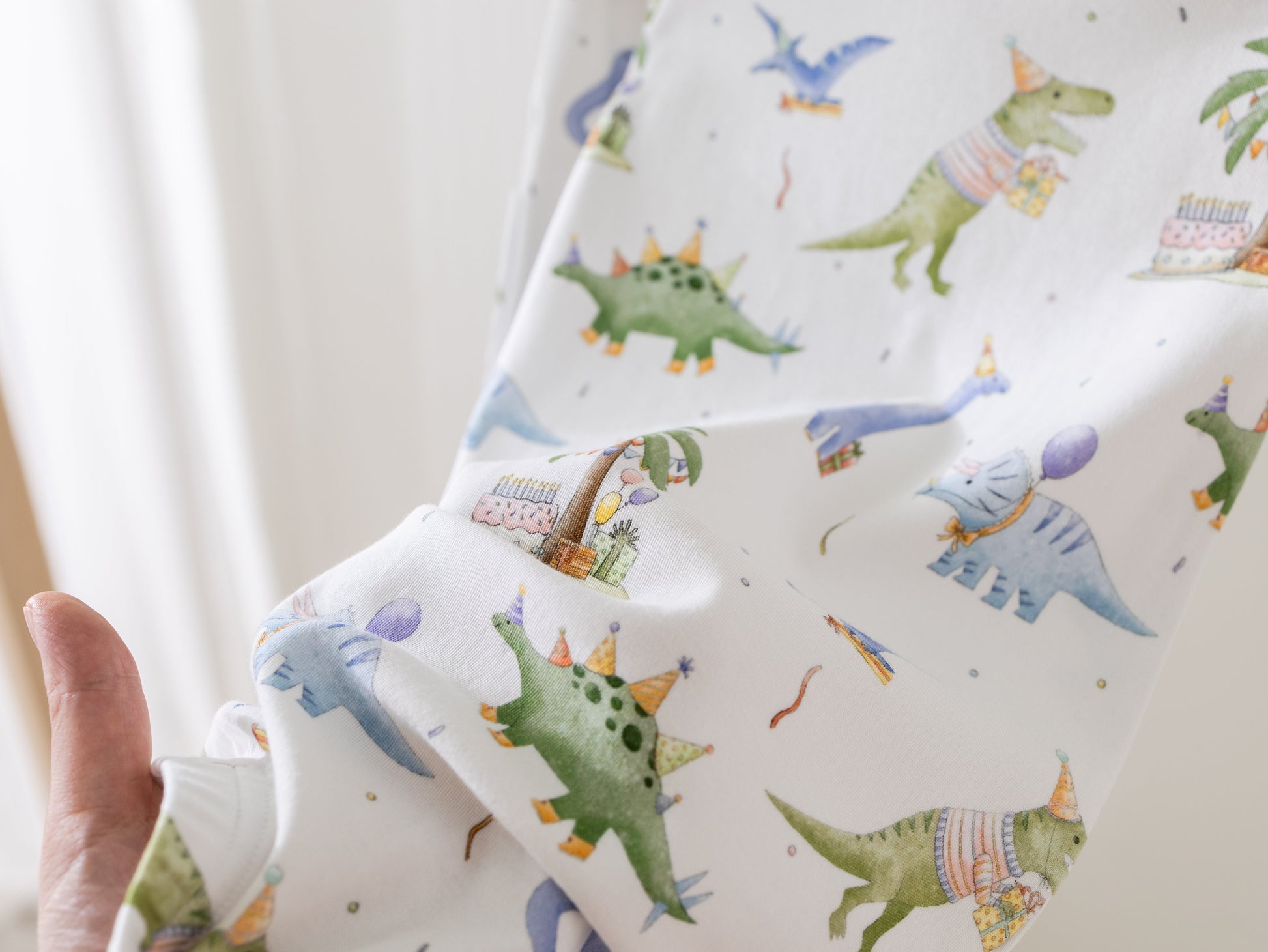 Dino-mite Birthday Organic Cotton Pajamas-Rogue Magnolia Custom Designs