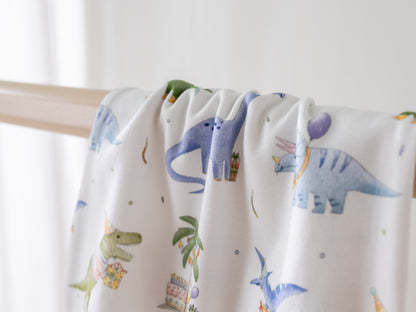 Dino-mite Birthday Organic Cotton Pajamas-Rogue Magnolia Custom Designs