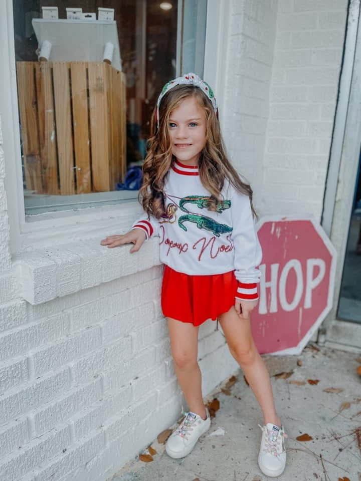 Joyeux Noël Cajun Christmas Alligator Tee