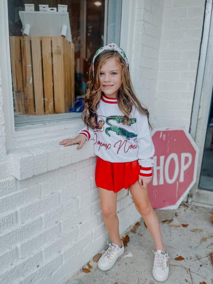 Joyeux Noël Cajun Christmas Alligator Tee