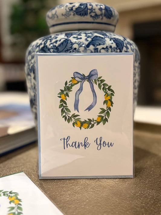 Thank You Lemon Greeting Card