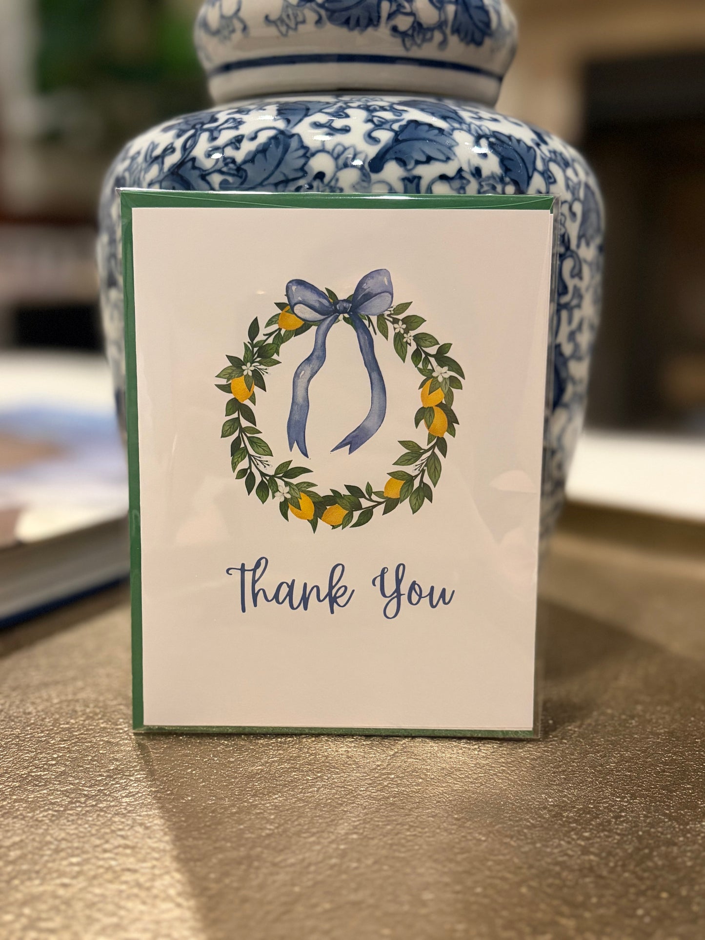 Thank You Lemon Greeting Card