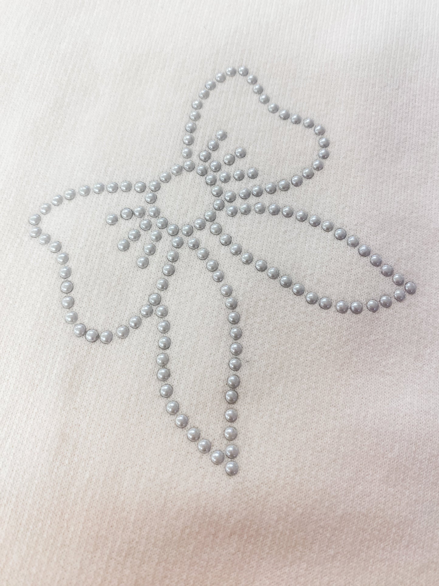 Cream Sequin & Pearl Bows Sweatshirt – Tween Girl Boutique Holiday Fleece