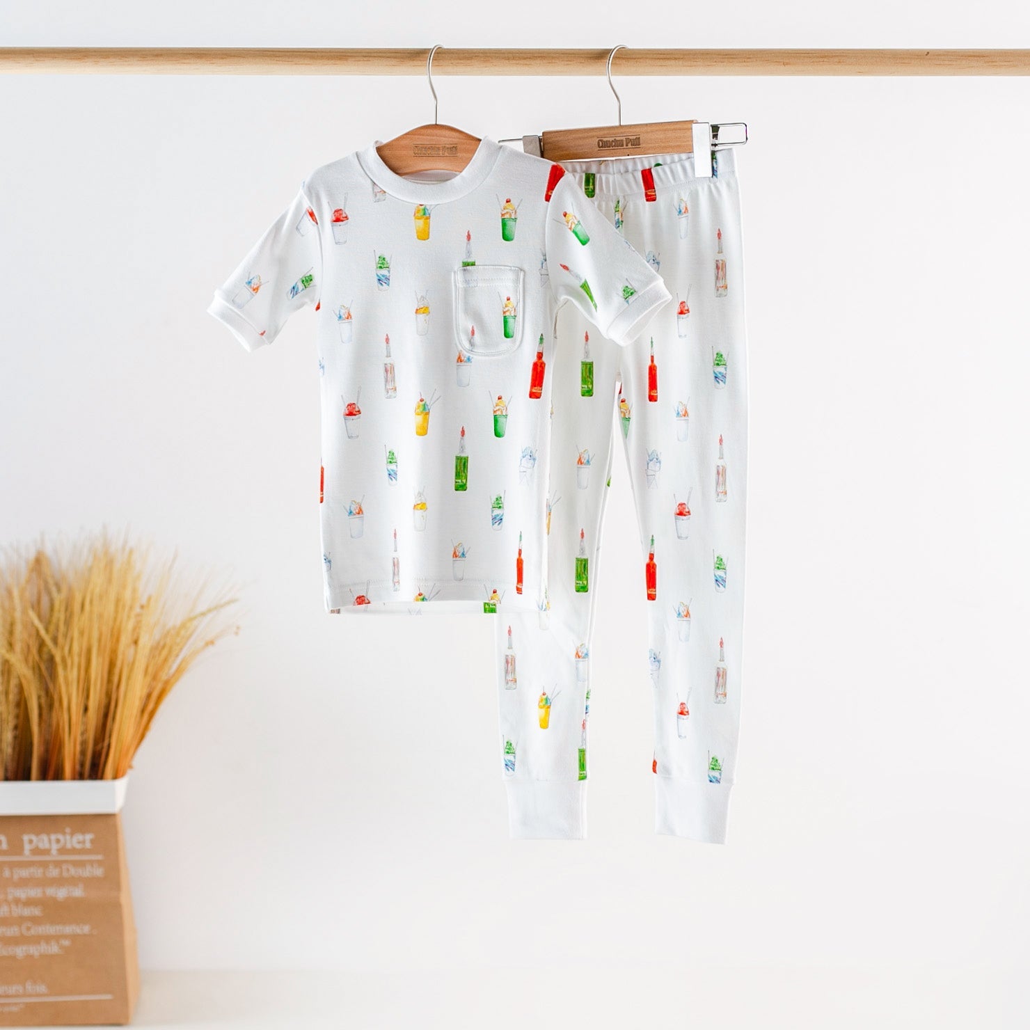 Sugar, Ice, & Everything Nice Organic Cotton Pajama Set-Rogue Magnolia Custom Designs