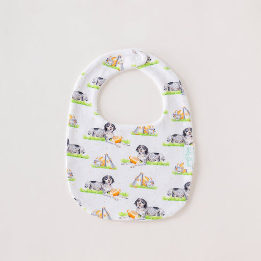 Mascot Mania in Tennessee Organic Cotton Baby Bib-Rogue Magnolia Custom Designs